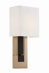 Crystorama Lighting Group BRE-A3631 Brent 15" Tall Wall Sconce Vibrant Gold /. Fixed Price $198.00.