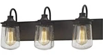 Elk Lighting 81212/3 Hamel 3-LIGHT Vanity Lamp Oil Rubbed Bronze With Clear. Fixed Price $39.99.