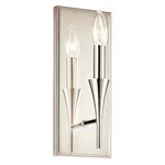 Kichler 52694 Alvaro 12" Tall Bathroom Sconce - Nickel. Fixed Price $111.99.