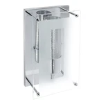 Wall Sconce, Lite Source LS-1385C, Chrome With Clear Glass. Fixed Price $40.00.