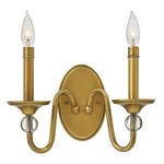 Hinkley Lighting Eleanor Sconce, Heritage Brass - 4952HB. Fixed Price $186.15.