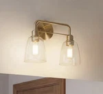 Kichler Meller 15.25 In 2-LIGHT Champagne Bronze Vanity. Fixed Price $69.99.