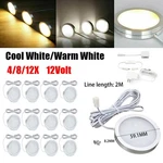 Under Cabinet Lighting Led Kitchen Counter Closet Shelf Puck Hardwired. Fixed Price $40.99.