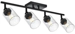 4-LIGHT Black Track Lighting Ceiling Mount Kitchen Fixture.... Fixed Price $168.05.