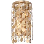 Crystorama Bella 2 Light Metal Lenses & Hand Cut Crystal Sconce, Gold 561-GA. Fixed Price $198.40.