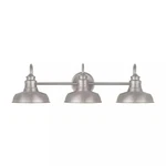 Hampton Bay Elmcroft 3-LIGHT Brushed Nickel Bathroom Vanity 1006 330 947. Fixed Price $48.36.