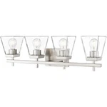 Z-lite 819-4V-BN Lauren Light 30.5 Inch Brushed Nickel Vanity Wall. Fixed Price $462.00.