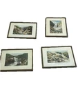 Vintage Haynes Studios Yellowstone Prints Framed Lot Of 4 National Park. Fixed Price $550.00.