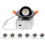 Zyc Gimbal Led Recessed Lighting - Inch 5CCT 7W 360 Rotation Adjustable. Fixed Price $122.28.