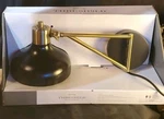 Crosby Black Metal Dome Sconce Wall Lamp With Antique Brass Accents- Threshold. Fixed Price $22.00.