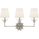 Crystorama 573-OP-SA Broche Bath Vanity Light Wall In Antique Silver. Fixed Price $398.00.