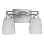 Craftmade 14912BNK2 Two Light Inch Brushed Satin Nickel Vanity. Fixed Price $79.99.