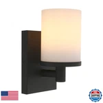 Pathson Vintage 1-LIGHT Wall Sconce Hardwired Bathroom Vanity Frosted. Fixed Price $83.32.