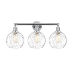 Innovations Athens 3LT 26" Bath Light, Chrome/water 616-3W-PC-G1215-8. Fixed Price $510.40.
