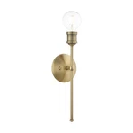 Livex Lighting 16711 Lansdale 15" Tall Wall Sconce - Brass. Fixed Price $73.96.