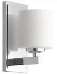 Quorum International 5669-1-14 Chrome Single Light 4-3/4"W Bathroom Sconce. Fixed Price $30.00.