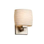Justice Design Limoges Collection Led 7 Inch Brushed Nickel Ada Wall Sconce New. Fixed Price $162.96.