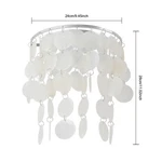 9.45*11.02IN Wall Mount Sea Shell Shape Lighting Fixture Sconce 110V. Fixed Price $28.45.