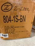 Z-lite Light Wall Sconce 804-1S-BN. Fixed Price $110.99.