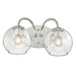 George Kovacs P1842-077 Exposed 15.5 In. 2-LIGHT Bathroom Vanity Chrome. Fixed Price $94.99.