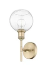 Golden Lighting Axel 9" Tall Wall Sconce - Brushed Champagne Bronze Glass Shade. Fixed Price $42.49.