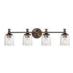 Maxim 21354 Swirl Light 33"W Vanity - Bronze. Fixed Price $334.00.