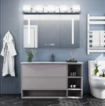 Tipace 5 Lights Modern Led Vanity Chrome Stainless Steelup And Down.... Fixed Price $89.99.