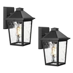 Outdoor Wall Sconce 2 Pack, Hwh Exterior Lighting Fixtures With Water Ri.... Fixed Price $145.68.