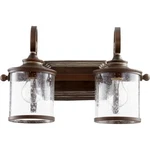 Quorum San Miguel Light 17.5' Vanity, Vintage Copper 5073-2-39. Fixed Price $176.80.