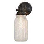 Meyda Lighting 5.5" Mason Jar Wall Sconce, Craftsman Brown - 167353. Fixed Price $379.25.