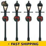 Lemax Gas Lantern Street Lamp, Set Of 4, Battery Operated. Fixed Price $37.99.
