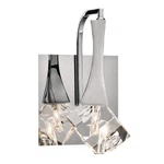 Elan Rockne 1 Light Led Wall Sconce, Chrome//clear Optical Crystal - 83775. Fixed Price $299.99.