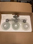 Pottery Barn Sussex Triple Tube Sconce. Fixed Price $175.00.