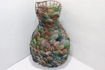 Rare Vintage Italian Murano Glass Vase Flower Wall Sconce Lamp.. Fixed Price $229.00.