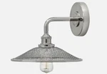 Hinkley 4360PN Rigby 1-LIGHT 10" Polished Nickel Sconce Wall W/mesh Shade. Fixed Price $52.15.