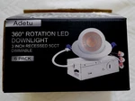 Adetu Inch Gimbal Led Recessed Lighting 360+90 Degree White Pack. Fixed Price $33.00.