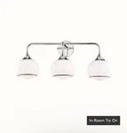 Mitzi H281303-OB Reese 3-LIGHT Wall Sconce, Finish Color: Chrome. Fixed Price $450.00.