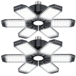 Garage Lighting Pack - 200W 20000LM Led Lights 6500K With 6+1 Adjust.... Fixed Price $37.15.