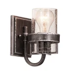 Kalco 2891VI Iron Bexley 1-LIGHT Bathroom Sconce. Fixed Price $271.00.