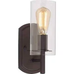 Volume Lighting Regina 1-LIGHT 4.25" Antique Bronze Wall Sconce W/ Clear Glass. Fixed Price $17.99.