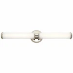 Kichler Indeco 27" Led Linear Vanity Light With Satin Etched White Glass. Fixed Price $153.00.