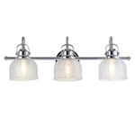 Jonathan Virginia 25" 3-LIGHT Metal/glass Led Traditional, JYL7409A, New!!. Fixed Price $24.99.