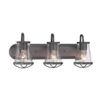 Designers Fountain Darby Light Bath Bar, Weathered Iron 87003-WI. Fixed Price $49.99.