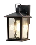 Oil Rubbed Bronze Outdoor Wall Light, 12'' Exterior Lighting Fixture With Wat.... Fixed Price $59.27.