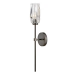 Hinkley Lighting Ana Indoor 1 Wall Sconce, Black/clear Crystal - 38250BX. Fixed Price $262.65.