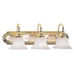 Livex Lighting Belmont 3 Bath Polished Brass And Chrome. Fixed Price $160.99.