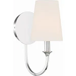 Crystorama PAY-921-CH Payton Bath Sconce Wall Light In Polished Chrome. Fixed Price $168.00.