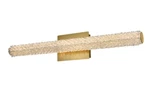 Crystal Wall Sconce Modern Light Fixture Satin Gold Bathroom Vanity Bedroom 30". Fixed Price $448.70.