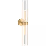Kohler Lighting 27264-SC02 Purist 29" Tall Sconce Brushed Moderne Brass. Fixed Price $385.69.