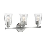 Nuvo Lighting Bransel Vanity, Seeded Glass, Brushed Nickel 60-7183. Fixed Price $171.99.